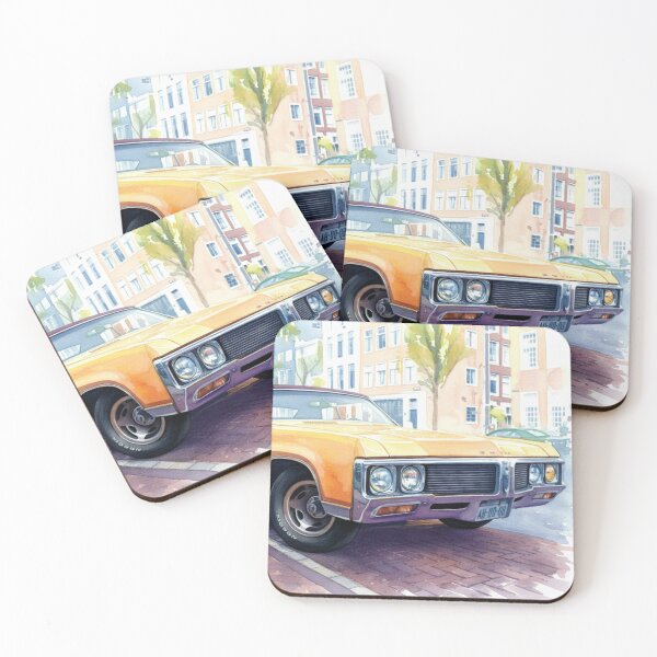 Item preview, A 1970s Buick Wildcat parked on a street in Amsterdam designed and sold by Nifashedji.