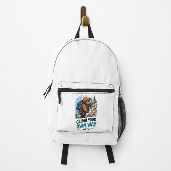Item preview, Climb Your Own Way Hiking Bear Mountaineer designed and sold by Pyt27.