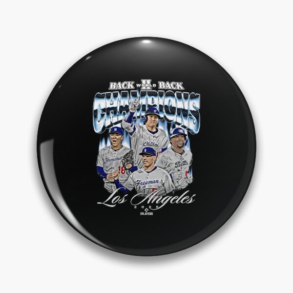 Item preview, Back to Back World Champions Los Angeles Baseball designed and sold by Glow-Paw-Studio.
