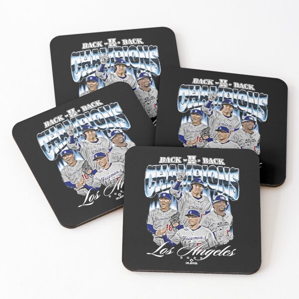 Item preview, Back to Back World Champions Los Angeles Baseball designed and sold by Glow-Paw-Studio.