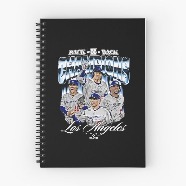 Item preview, Back to Back World Champions Los Angeles Baseball designed and sold by Glow-Paw-Studio.