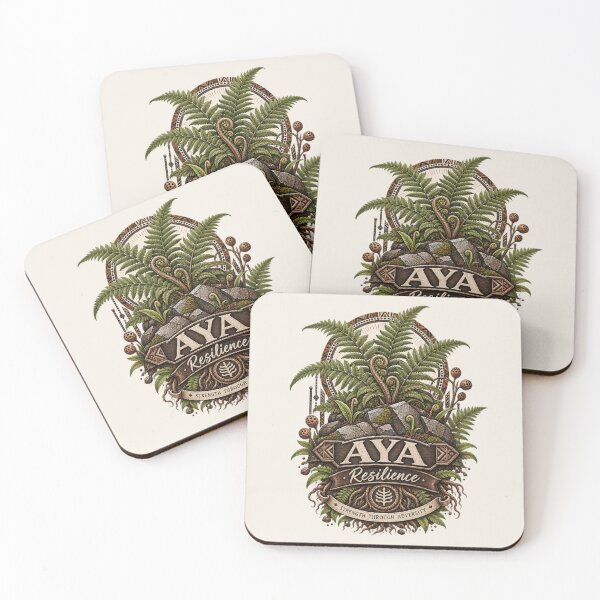 Item preview, Aya – Resilience and Endurance | Adinkra Wisdom Collection designed and sold by 'VARI'.