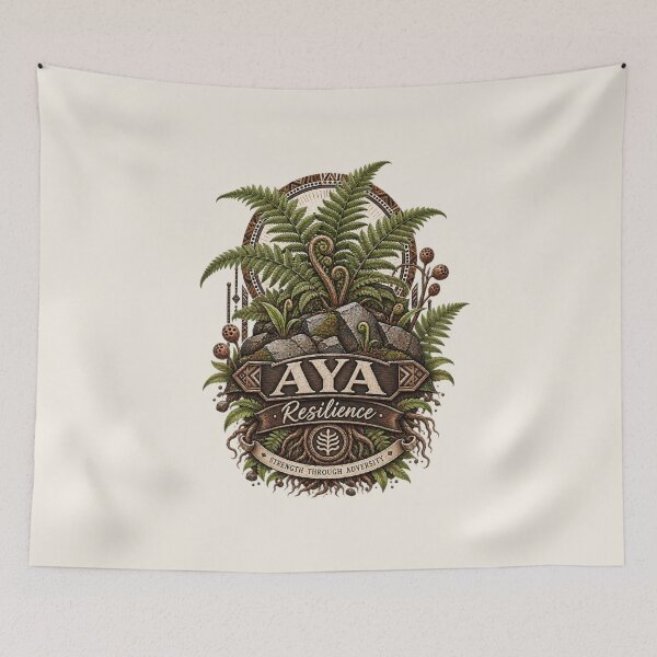 Item preview, Aya – Resilience and Endurance | Adinkra Wisdom Collection designed and sold by 'VARI'.