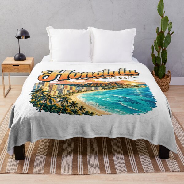 Item preview, Vintage Honolulu Hawaii Travel Souvenir Landmark Gift designed and sold by MichaeIRellov.