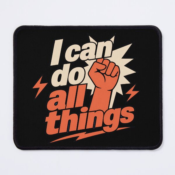 Item preview, I Can Do All Things Inspirational Quote | Motivational Positive Affirmation Design designed and sold by ManggaeJM.