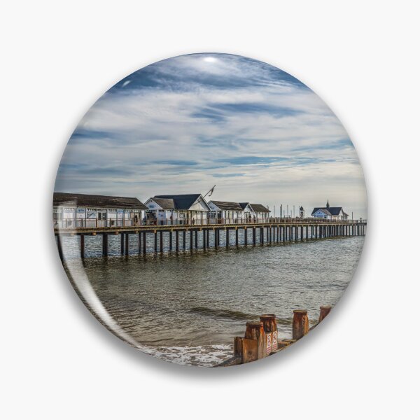 Item preview, Southwold Pier Under Dramatic Skies, Suffolk, UK designed and sold by Paul Thompson Photography.