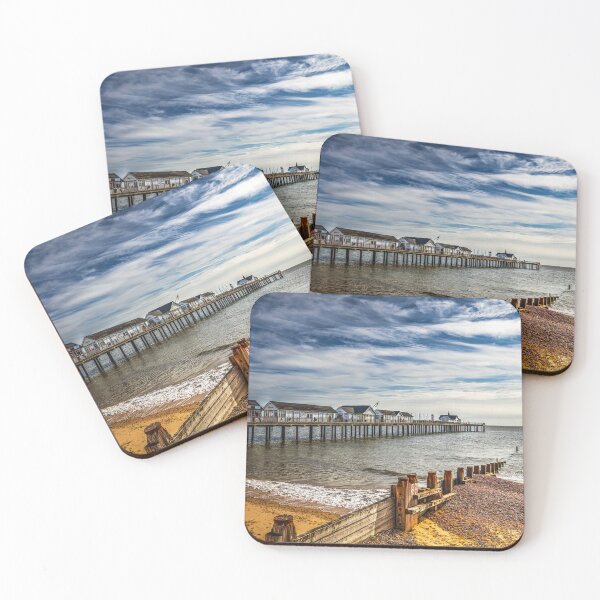 Item preview, Southwold Pier Under Dramatic Skies, Suffolk, UK designed and sold by Paul Thompson Photography.