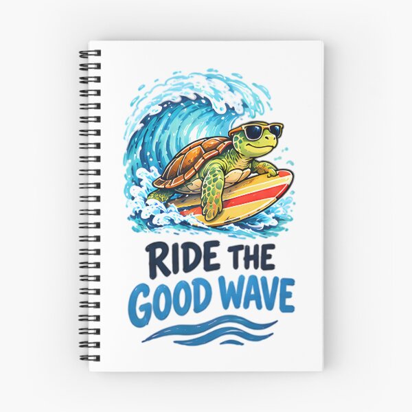 Item preview, Ride The Good Wave Surfing Sea Turtle designed and sold by Pyt27.