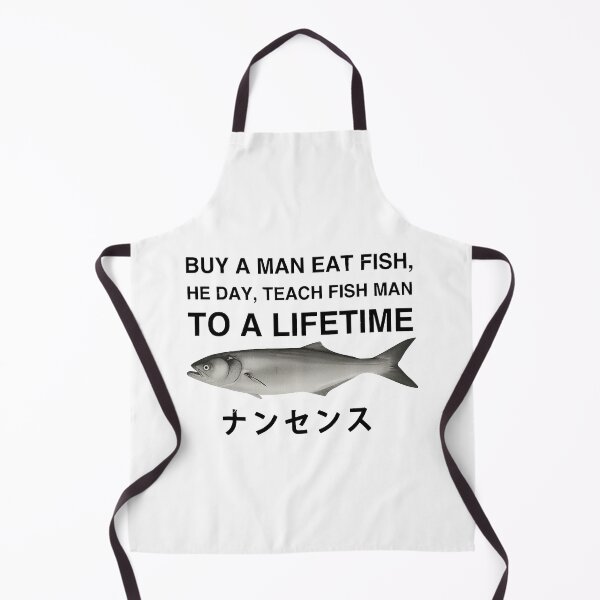 Item preview, Buy a Man Fish Quote Fishing Humor Angler designed and sold by Glow-Paw-Studio.