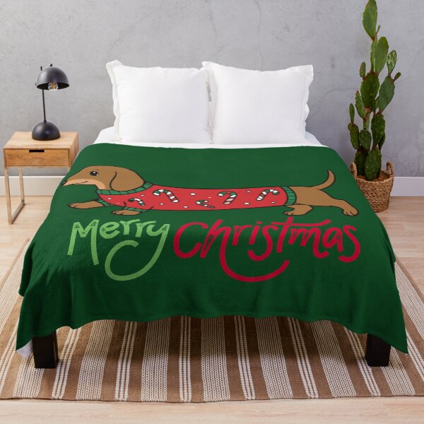 Item preview, Dachshund Merry Christmas Cute Wiener Dog designed and sold by stormk10.