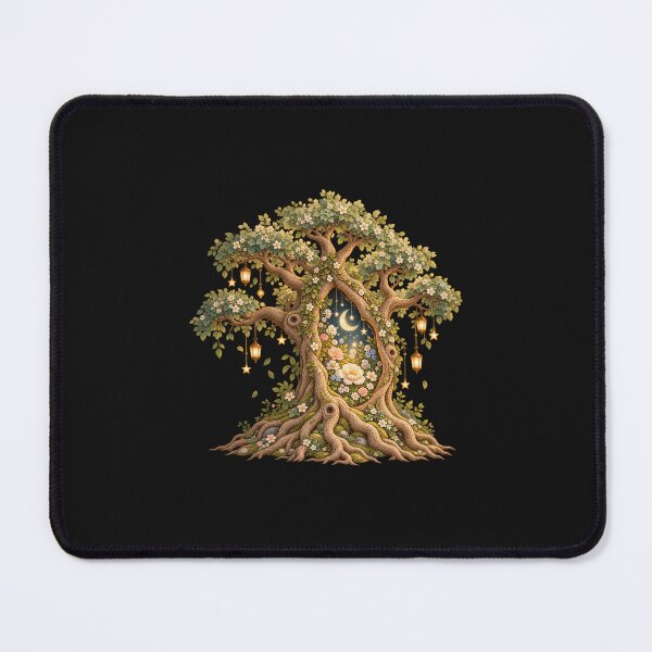 Item preview, Tree of Life Portal - Enchanted Magical Forest & Celestial Moon Graphic designed and sold by Ozyven-Creation.