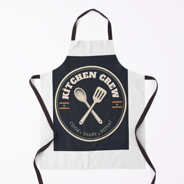 Item preview, Kitchen Crew - Cook Share Repeat Vintage Rozet Tasarımı designed and sold by Mnyusshop.