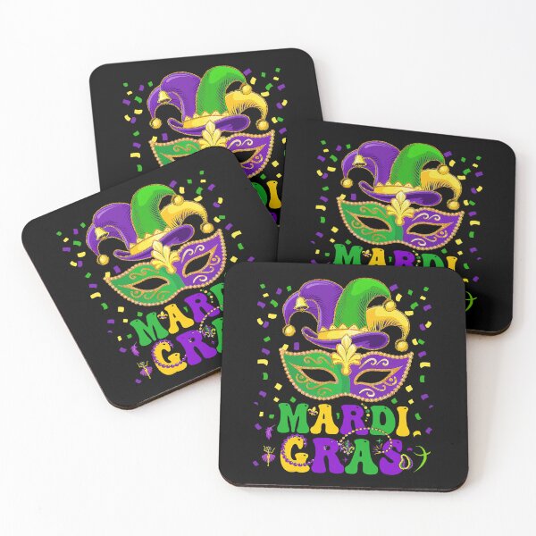 Item preview, Mardi Gras Masks and Jester Hats Carnival Celebration designed and sold by Glow-Paw-Studio.