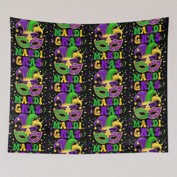 Item preview, Mardi Gras Masks and Jester Hats Carnival Celebration designed and sold by Glow-Paw-Studio.
