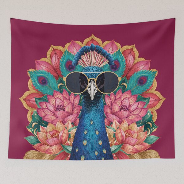 Item preview, Royal Elegance: The Peacock Lotus Legacy designed and sold by Omtatsat.