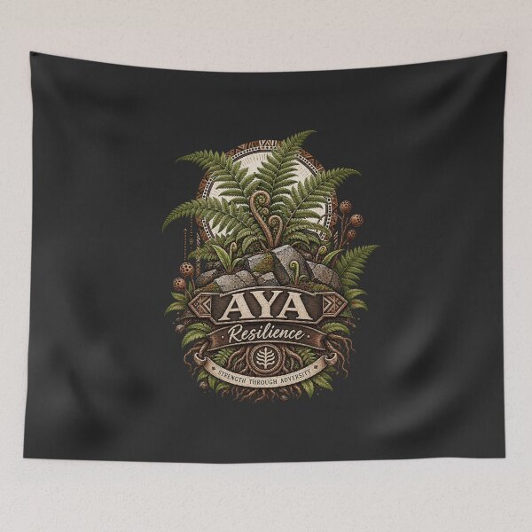 Item preview, Aya – Resilience and Endurance | Adinkra Wisdom Collection designed and sold by 'VARI'.