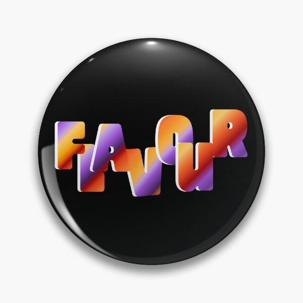 Item preview, FLAVOUR Colorful Typography – Bold Gradient Lettering Design designed and sold by Detroja Typography.