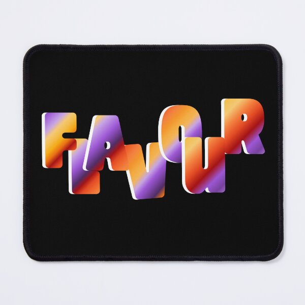 Item preview, FLAVOUR Colorful Typography – Bold Gradient Lettering Design designed and sold by Detroja Typography.