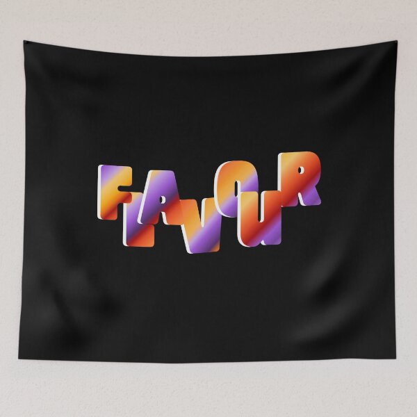 Item preview, FLAVOUR Colorful Typography – Bold Gradient Lettering Design designed and sold by Detroja Typography.