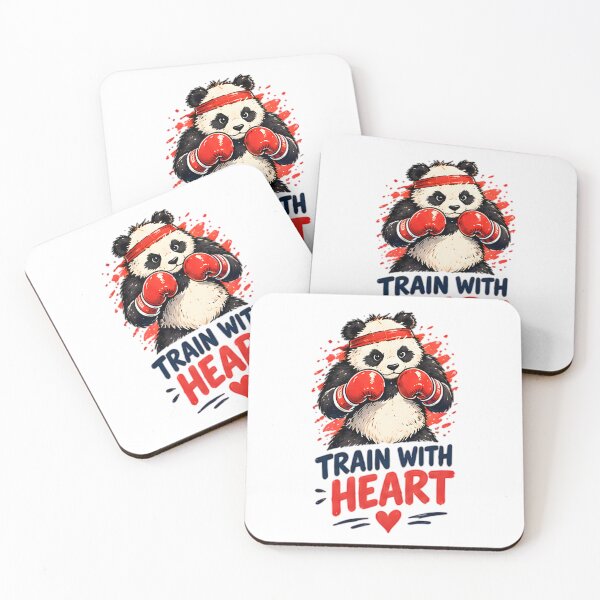 Item preview, Train With Heart Boxing Panda Martial Arts designed and sold by Pyt27.