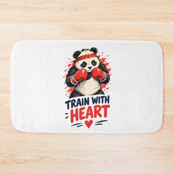 Item preview, Train With Heart Boxing Panda Martial Arts designed and sold by Pyt27.