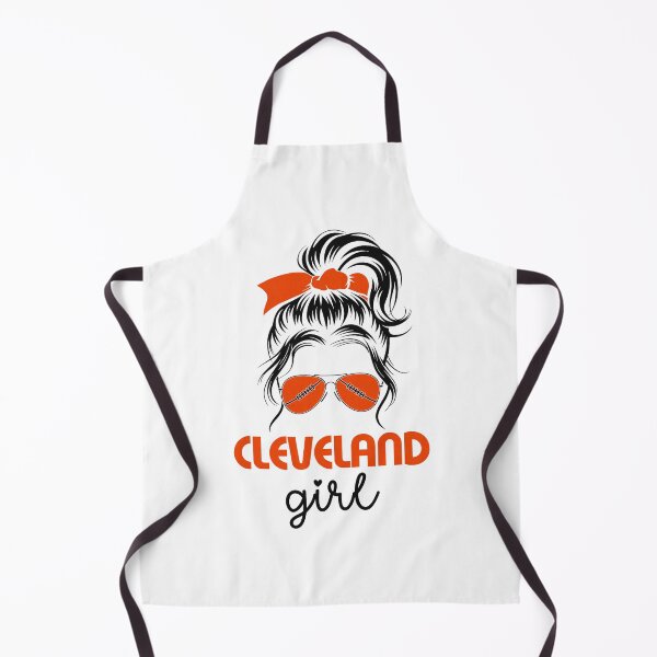 Item preview, Cleveland Girl Orange Bow Ohio Pride designed and sold by Glow-Paw-Studio.