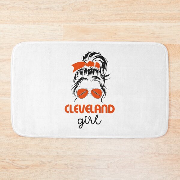 Item preview, Cleveland Girl Orange Bow Ohio Pride designed and sold by Glow-Paw-Studio.