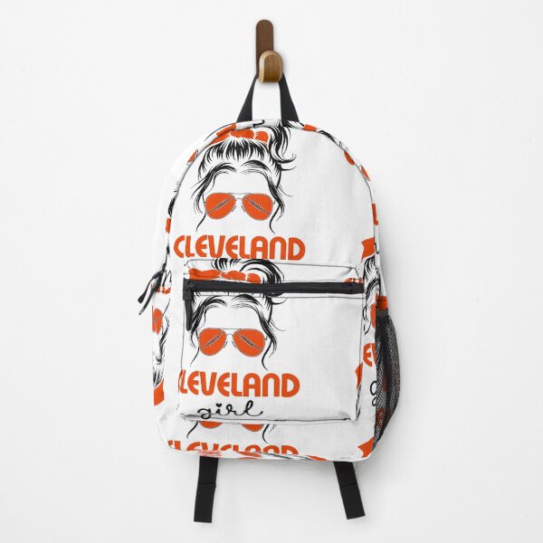 Item preview, Cleveland Girl Orange Bow Ohio Pride designed and sold by Glow-Paw-Studio.