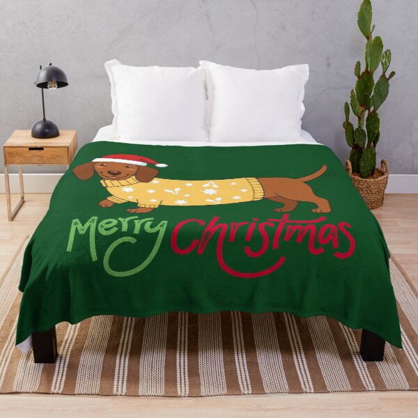 Item preview, Dachshund Merry Christmas Cute Wiener Dog designed and sold by stormk10.