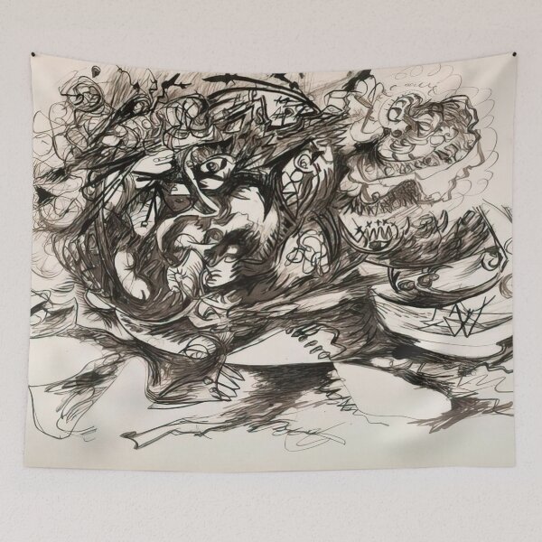 Item preview, Jackson Pollock Abstract Expressionist Painting designed and sold by hg6y.