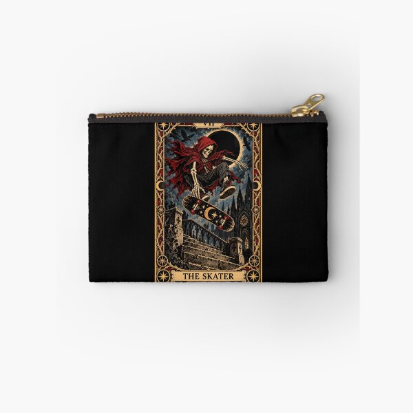 Item preview, The Skater Tarot Card Gothic Skateboard designed and sold by andre-hollow.