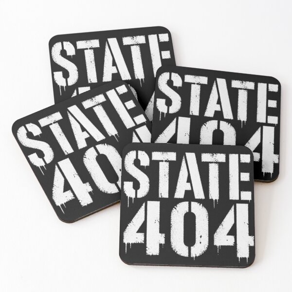 Item preview, State 404 Graffiti Stencil Typography designed and sold by PoleksGraphics.