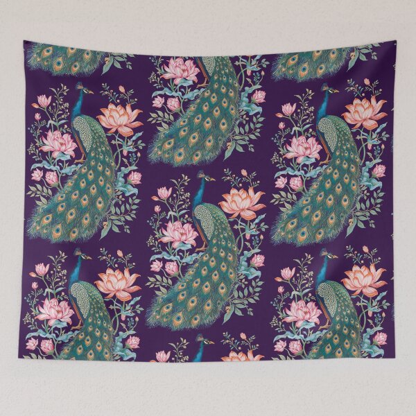 Item preview, Royal Elegance: The Peacock Lotus Legacy designed and sold by Omtatsat.