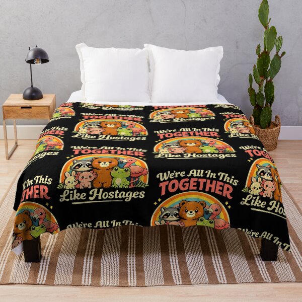 Item preview, We're All In This Together Like Hostages Animal Humor designed and sold by Glow-Paw-Studio.