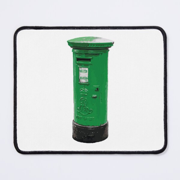Item preview, Vintage Irish Green Post Box Illustration Sticker designed and sold by Aina Giménez.