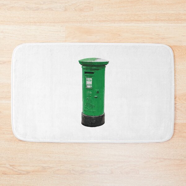 Item preview, Vintage Irish Green Post Box Illustration Sticker designed and sold by Aina Giménez.