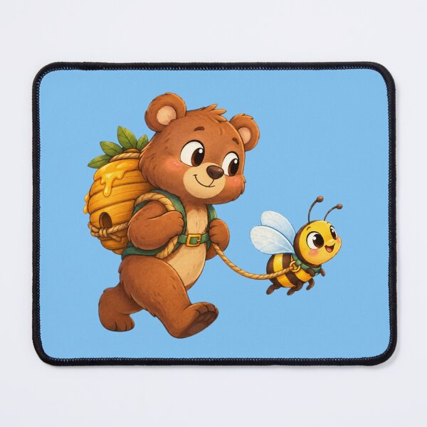 Item preview, Bear & Bee Adventure, Cute Honey Bear Animal Friends designed and sold by Amyay.