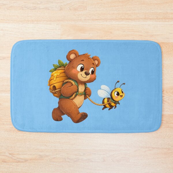 Item preview, Bear & Bee Adventure, Cute Honey Bear Animal Friends designed and sold by Amyay.