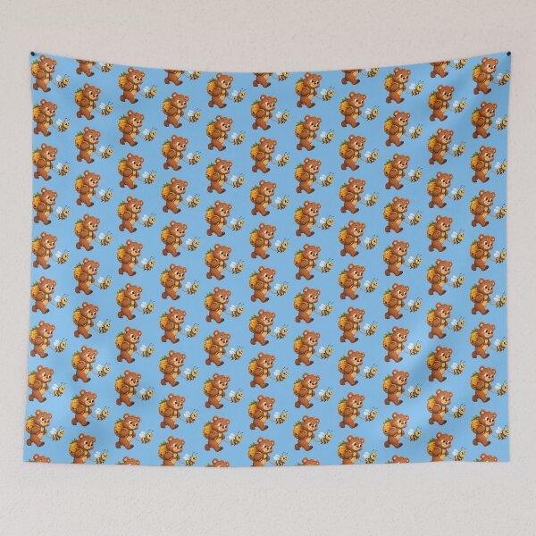 Item preview, Bear & Bee Adventure, Cute Honey Bear Animal Friends designed and sold by Amyay.