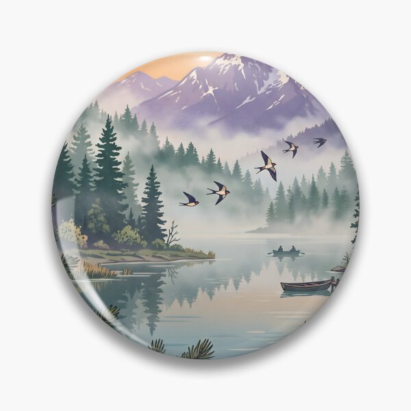 Item preview, Beautiful lake among the nature designed and sold by JC Art Creations.