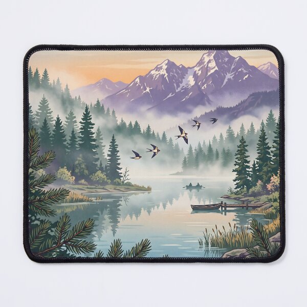Item preview, Beautiful lake among the nature designed and sold by JC Art Creations.