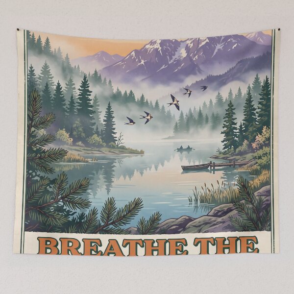 Item preview, Beautiful lake among the nature designed and sold by JC Art Creations.
