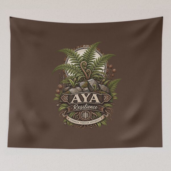 Item preview, Aya – Resilience and Endurance | Adinkra Wisdom Collection designed and sold by 'VARI'.