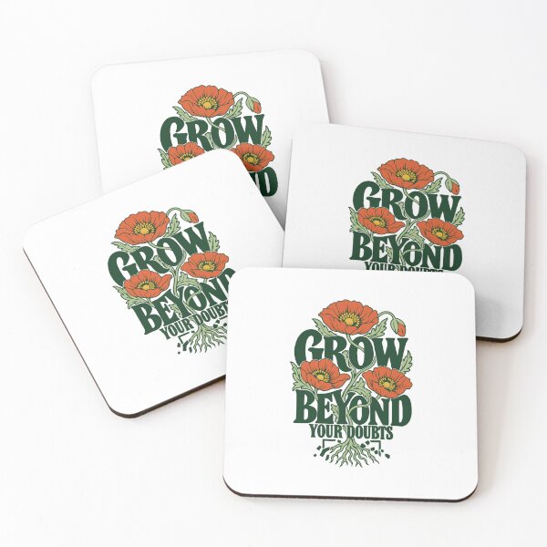 Item preview, Grow Beyond Your Doubts Floral designed and sold by Akioos.