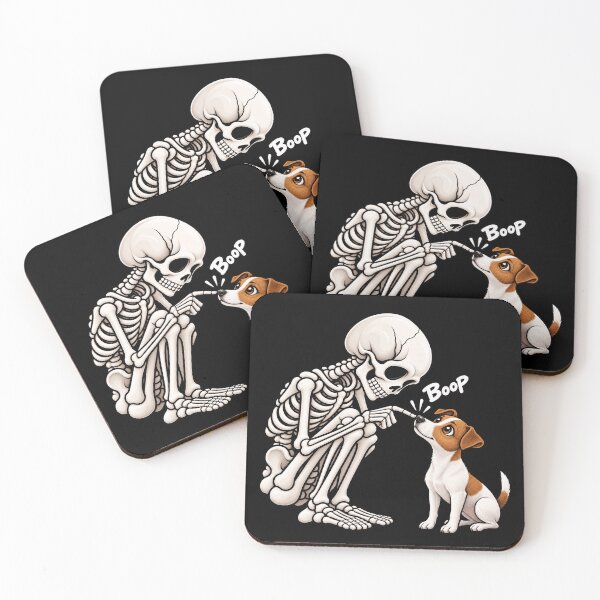 Item preview, Funny Skeleton Jack Russell Terrier Dog Boop Halloween Design Mom Dad designed and sold by rafaeltto.