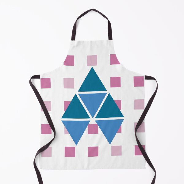 Item preview, Pink Grid with Blue Triangles  designed and sold by katherine montalto.