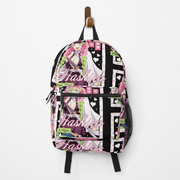 Item preview, Mitsuri Kanroji Hashira Pink Heart Anime Portrait designed and sold by Glow-Paw-Studio.
