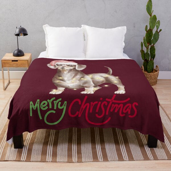 Item preview, Dachshund Merry Christmas Cute Wiener Dog designed and sold by stormk10.