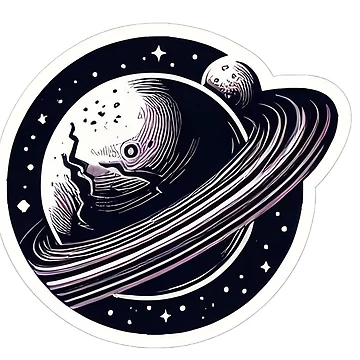Artwork thumbnail, Cosmic Rings - Abstract Planetary by StickyGuys