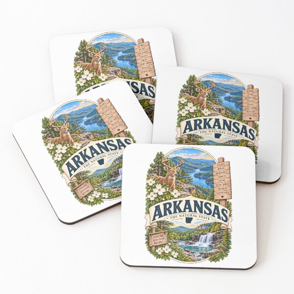 Item preview, Arkansas Vintage Travel Badge – The Natural State designed and sold by BLUEFOX05.